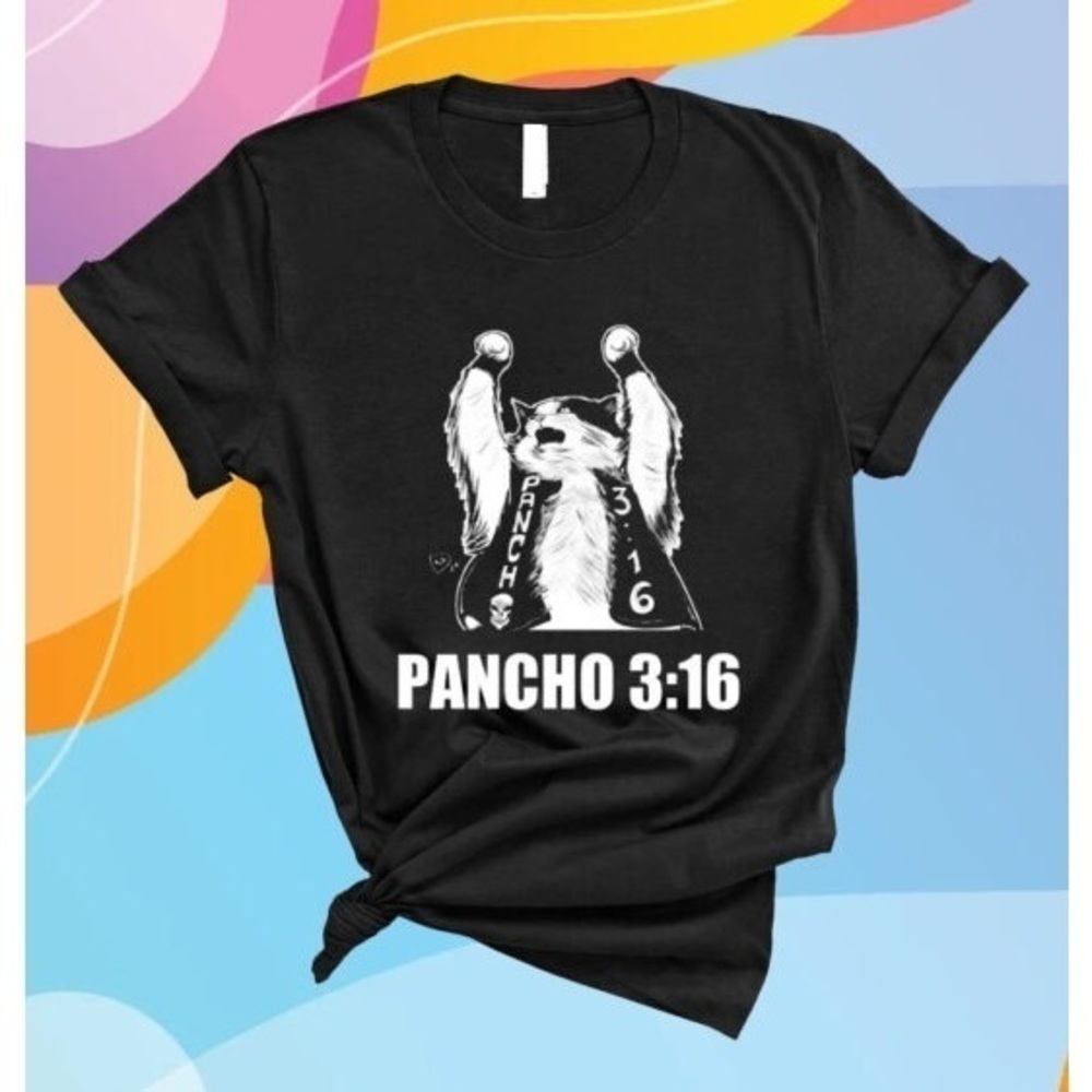 Stone Cold Steve Austins Cat Pancho 3 16 Tshirt
